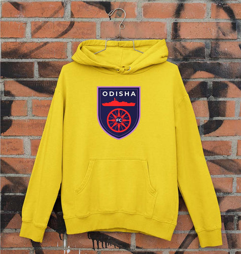 Odisha FC Unisex Hoodie for Men/Women-Mustard Yellow-Ektarfa.online