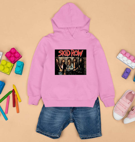 SKID ROW Kids Hoodie for Boy/Girl-Light Baby Pink-Ektarfa.online