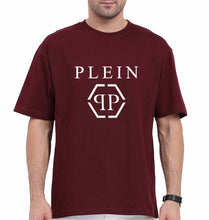 Load image into Gallery viewer, Plein Oversized T-Shirt for Men-Maroon-Ektarfa.online
