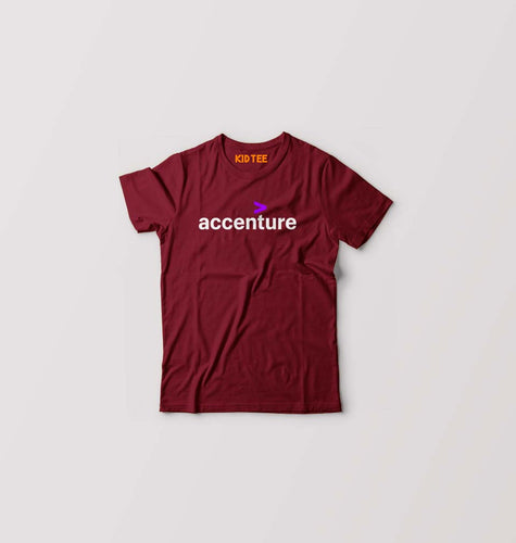 Accenture T-Shirt for Boy/Girl-Maroon-Ektarfa.online