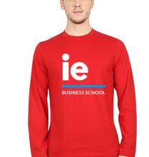 Load image into Gallery viewer, IE University Full Sleeves T-Shirt for Men-red-Ektarfa.online
