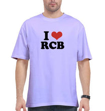 Load image into Gallery viewer, I LOVE RCB Oversized T-Shirt for Men
