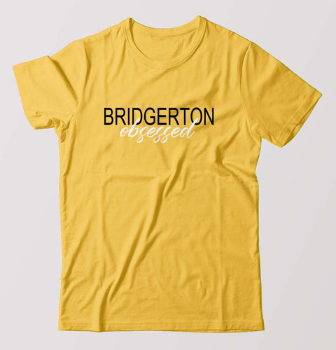 bridgerton obsessed T-Shirt for Men-Golden Yellow-Ektarfa.online