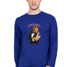 Load image into Gallery viewer, camel cigarette Full Sleeves T-Shirt for Men-royal blue-Ektarfa.online
