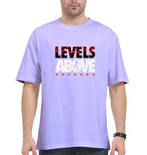 Load image into Gallery viewer, levels above roman reigns Oversized T-Shirt for Men-Lavender-Ektarfa.online
