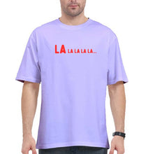 Load image into Gallery viewer, La La La La Oversized T-Shirt for Men-Lavender-Ektarfa.online
