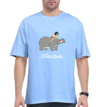 Load image into Gallery viewer, jungle book Oversized T-Shirt for Men-Baby Blue-Ektarfa.online
