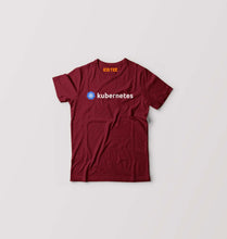 Load image into Gallery viewer, Kubernetes T-Shirt for Boy/Girl-Maroon-Ektarfa.online
