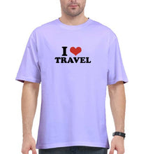 Load image into Gallery viewer, I LOVE TRAVEL Oversized T-Shirt for Men
