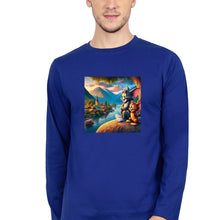 Load image into Gallery viewer, Tom and Jerry Full Sleeves T-Shirt for Men-royal blue-Ektarfa.online
