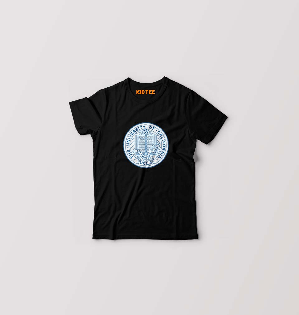 ucla Kids T-Shirt for Boy/Girl-Black-Ektarfa.online