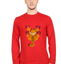 Load image into Gallery viewer, Garfield Full Sleeves T-Shirt for Men-red-Ektarfa.online
