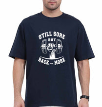 Load image into Gallery viewer, Gym Oversized T-Shirt for Men-Navy Blue-Ektarfa.online
