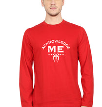 Load image into Gallery viewer, wwe roman reigns acknowledge me Full Sleeves T-Shirt for Men-red-Ektarfa.online

