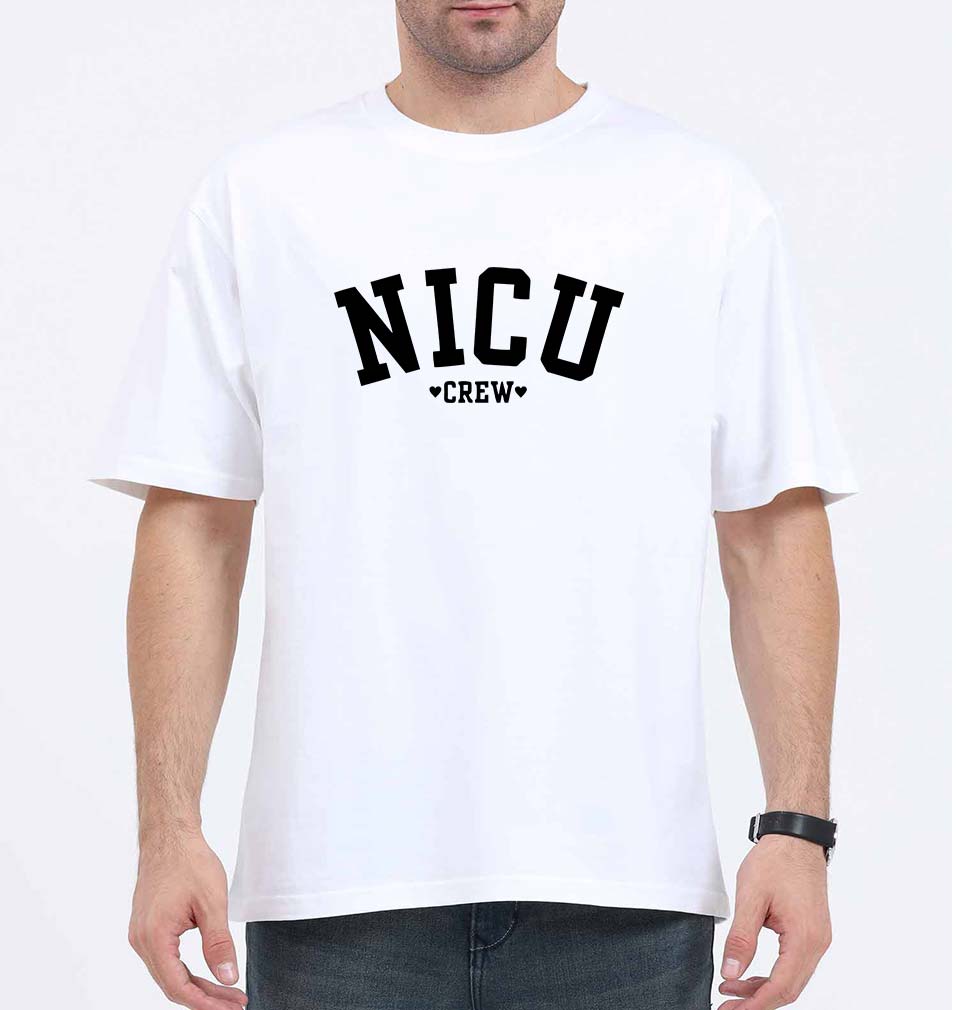 NICU crew Oversized T-Shirt for Men