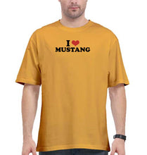 Load image into Gallery viewer, I LOVE  MUSTANG Oversized T-Shirt for Men

