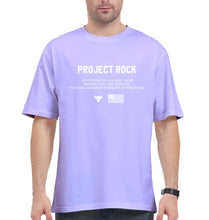 Load image into Gallery viewer, project rock Oversized T-Shirt for Men-Lavender-Ektarfa.online
