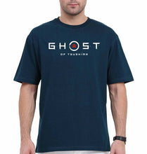 Load image into Gallery viewer, Ghost of Tsushima Oversized T-Shirt for Men-Petrol Blue-Ektarfa.online
