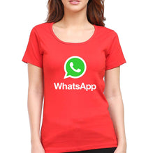 Load image into Gallery viewer, WhatsApp T-Shirt for Women-Red-Ektarfa.online
