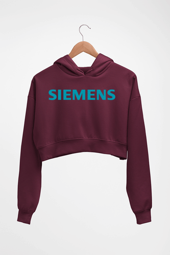 siemens Crop HOODIE FOR WOMEN-Maroon-Ektarfa.online