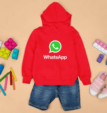 Load image into Gallery viewer, WhatsApp Kids Hoodie for Boy/Girl-Red-Ektarfa.online
