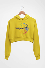 Load image into Gallery viewer, Wipro Crop HOODIE FOR WOMEN-Mustard Yellow-Ektarfa.online
