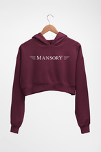 Load image into Gallery viewer, Mansory Crop HOODIE FOR WOMEN-Maroon-Ektarfa.online
