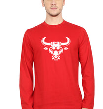Load image into Gallery viewer, Bull Full Sleeves T-Shirt for Men-red-Ektarfa.online
