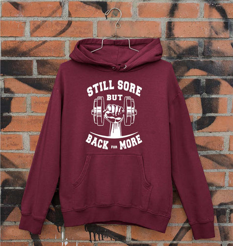 Gym Unisex Hoodie for Men/Women-Maroon-Ektarfa.online