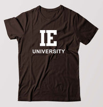 Load image into Gallery viewer, IE University T-Shirt for Men-Coffee Brown-Ektarfa.online
