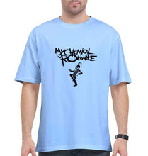 Load image into Gallery viewer, My Chemical Romance (MCR) Oversized T-Shirt for Men-Baby Blue-Ektarfa.online
