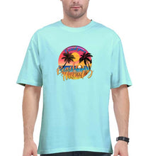 Load image into Gallery viewer, beach therapy Oversized T-Shirt for Men-Mint-Ektarfa.online
