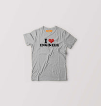 Load image into Gallery viewer, I LOVE ENGINEER T-Shirt for Boy/Girl-Grey-Ektarfa.online
