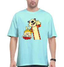 Load image into Gallery viewer, calvin hobbes Oversized T-Shirt for Men-Mint-Ektarfa.online
