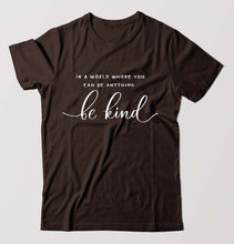 Load image into Gallery viewer, Be Kind T-Shirt for Men-Coffee Brown-Ektarfa.online
