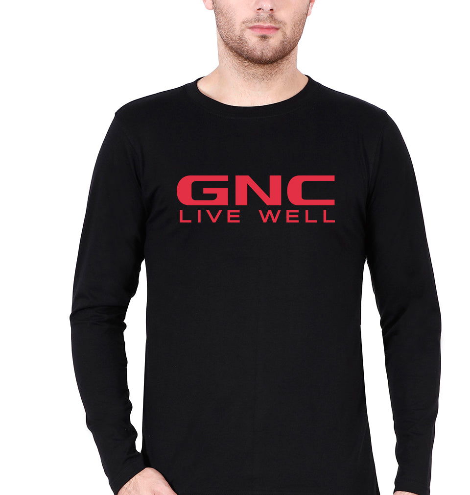 GNC Full Sleeves T-Shirt for Men-Black-Ektarfa.online