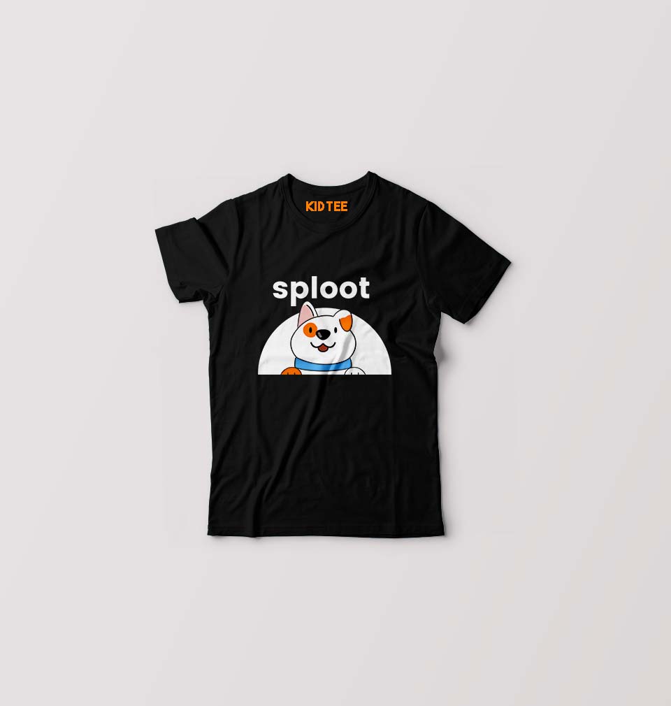 Sploot T-Shirt for Boy/Girl-Black-Ektarfa.online