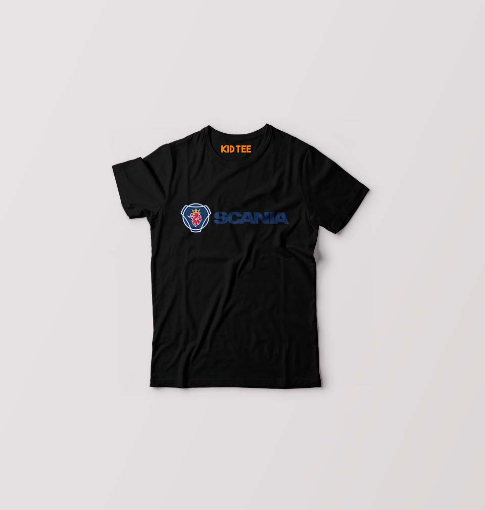 Scania T-Shirt for Boy/Girl-Black-Ektarfa.online
