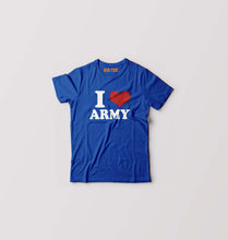 Load image into Gallery viewer, I Love Army T-Shirt for Boy/Girl-Royal Blue-Ektarfa.online
