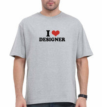 Load image into Gallery viewer, I LOVE DESIGNER Oversized T-Shirt for Men
