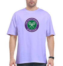 Load image into Gallery viewer, wimbledon Oversized T-Shirt for Men-Lavender-Ektarfa.online
