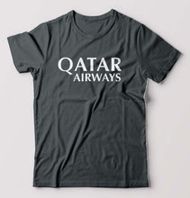 Load image into Gallery viewer, Qatar Airways T-Shirt for Men-Steel grey-Ektarfa.online
