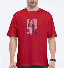 Load image into Gallery viewer, dua lipa Oversized T-Shirt for Men-Red-Ektarfa.online
