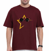 Load image into Gallery viewer, Lil Star Oversized T-Shirt for Men-Maroon-Ektarfa.online
