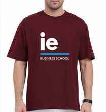 Load image into Gallery viewer, IE University Oversized T-Shirt for Men-Maroon-Ektarfa.online

