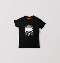 Load image into Gallery viewer, 7th Happy Birthday Kids T-Shirt for Boy/Girl-Black-Ektarfa.online
