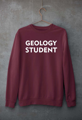 Geology Student Unisex Sweatshirt for Men/Women-Maroon-Ektarfa.online