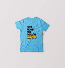 Load image into Gallery viewer, Porsche (Need Money) T-Shirt for Boy/Girl-Light Blue-Ektarfa.online
