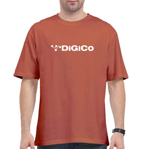 digico Oversized T-Shirt for Men-Coral-Ektarfa.online