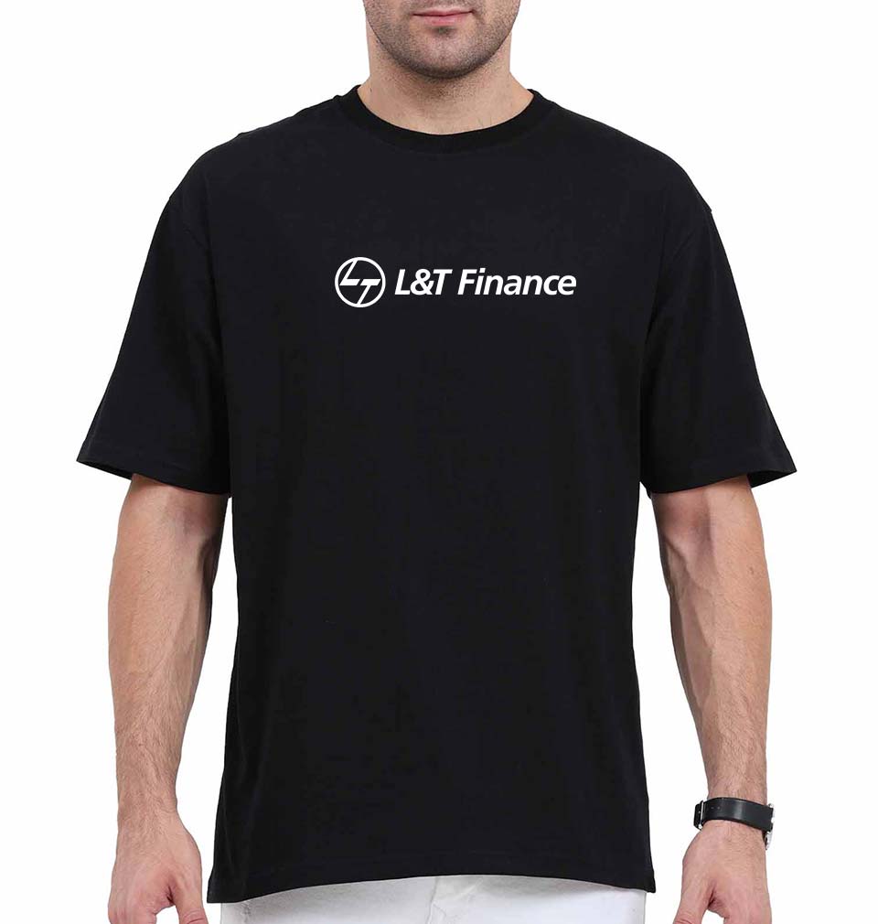 L&T Finance Oversized T-Shirt for Men